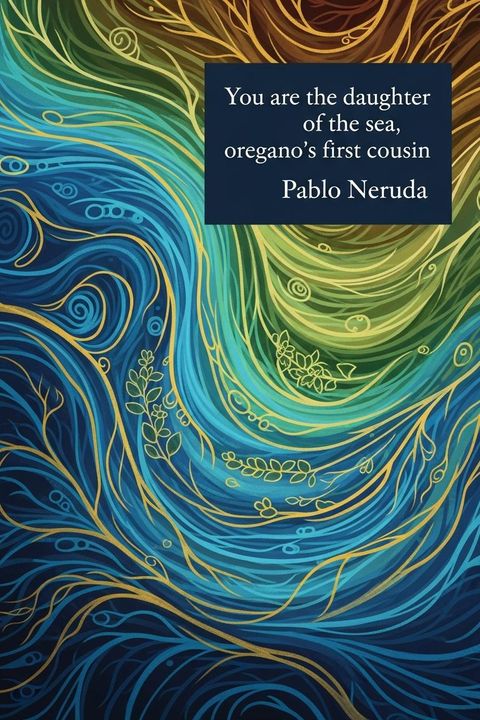 You are the daughter of the sea, oregano's first cousin