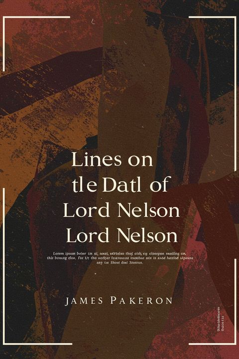 Lines on the Death of Lord Nelson