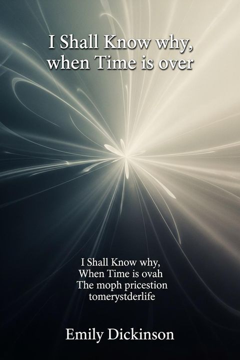 I Shall Know why, when Time is over