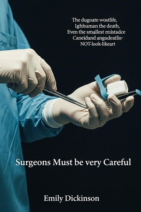 Surgeons Must be very Careful