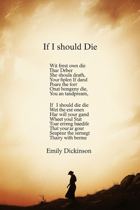 If I should Die