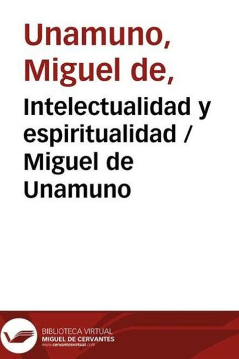 Intelectualidad y Espiritualidad