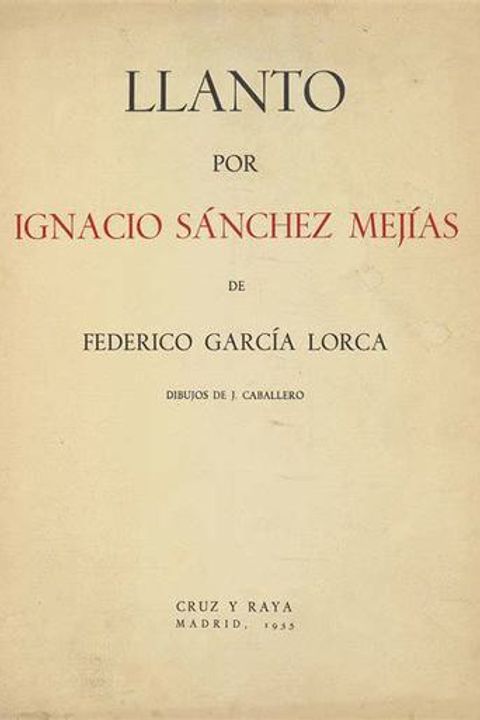 Llanto Por Ignacio Sánchez Mejías