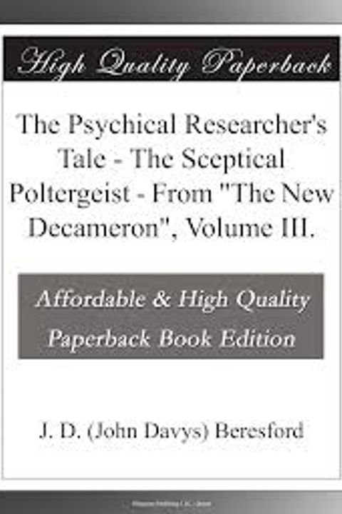 The Psychical Researcher's Tale - the Sceptical Poltergeist