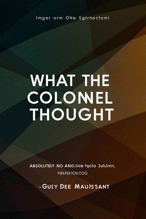 What the Colonel Thought