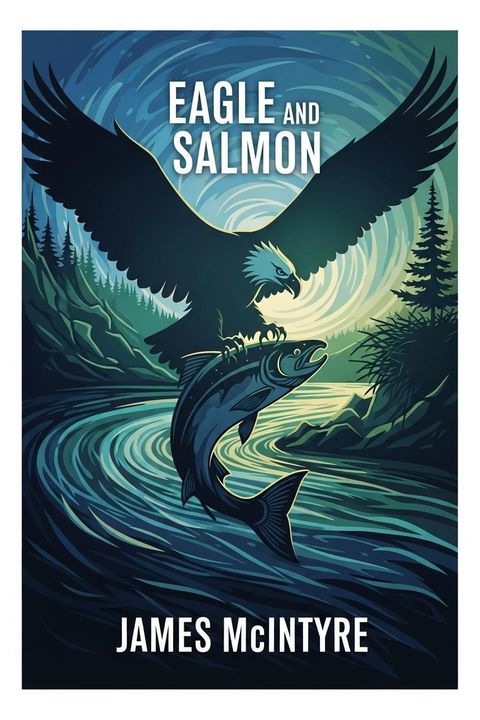 Eagle and Salmon