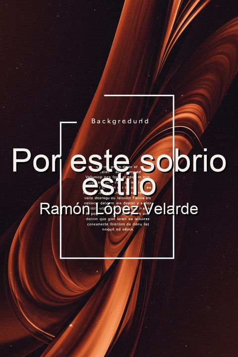 Por este sobrio estilo