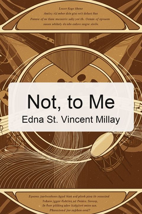 Not, to Me