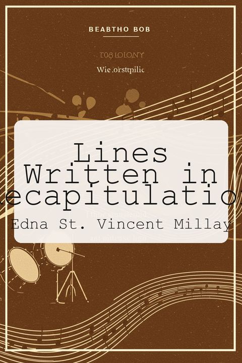 Lines Written in Recapitulation