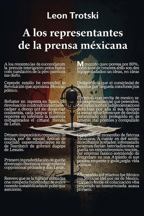 A los representantes de la prensa mexicana