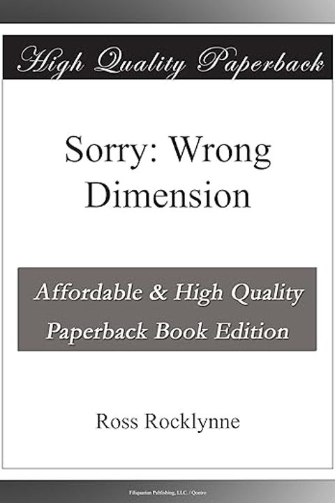 Sorry: Wrong Dimension
