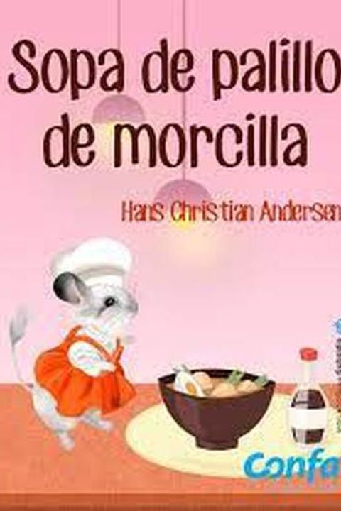 Sopa de palillo de morcilla