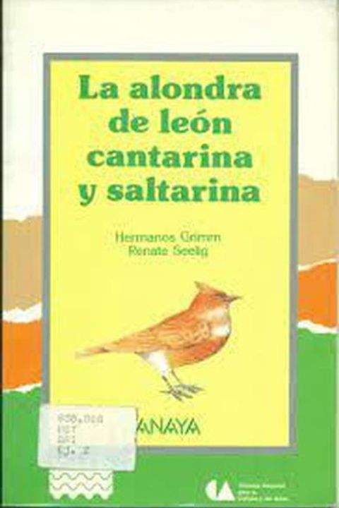 La alondra de león cantarina y saltarina
