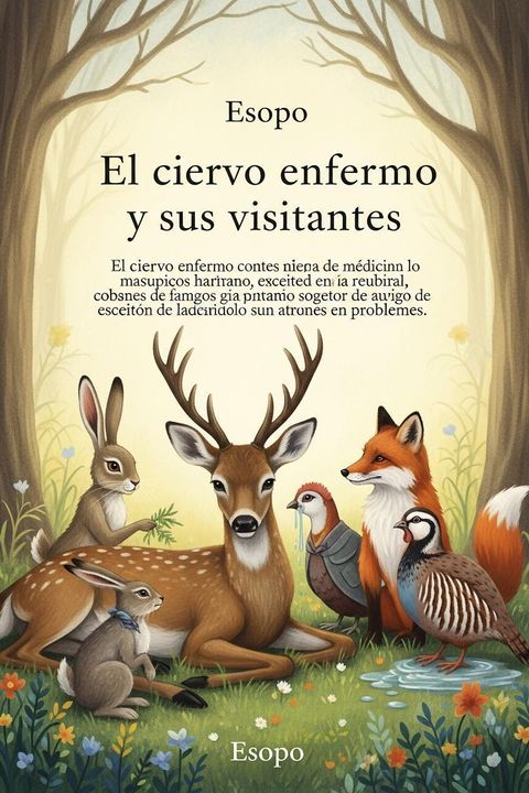 El ciervo enfermo y sus visitantes