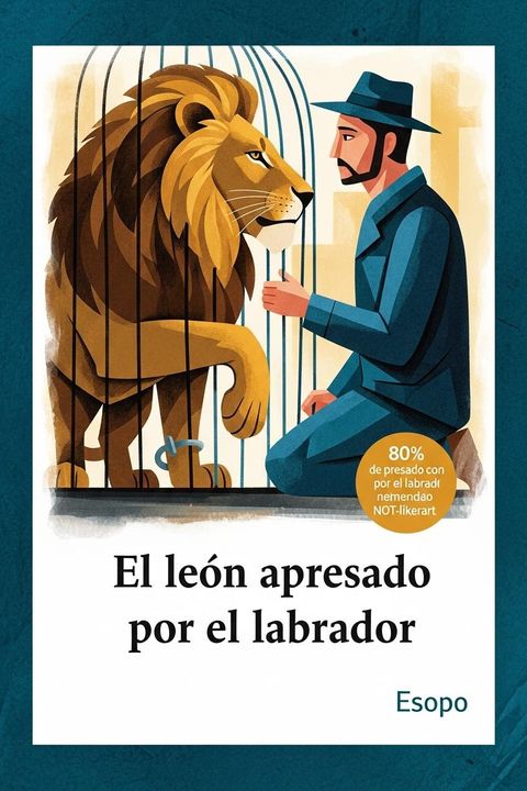 El león apresado por el labrador