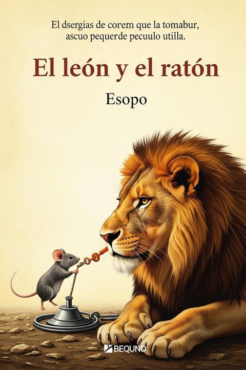 El león y el ratón