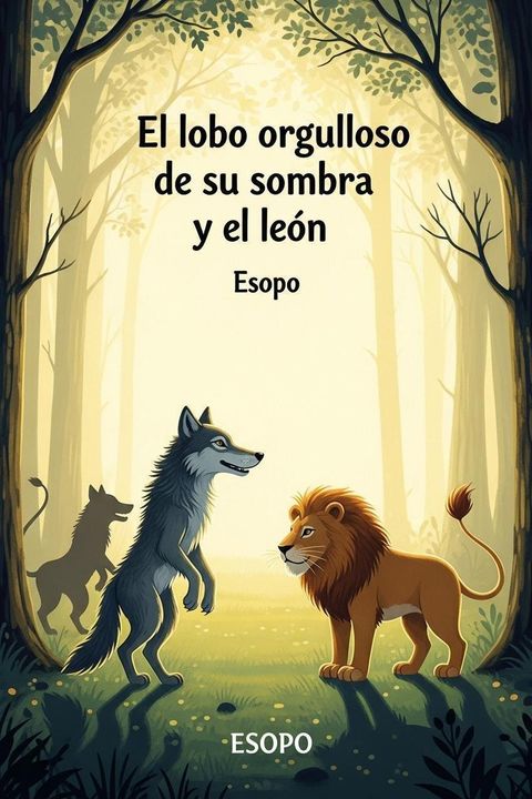 El lobo orgulloso de su sombra y el león