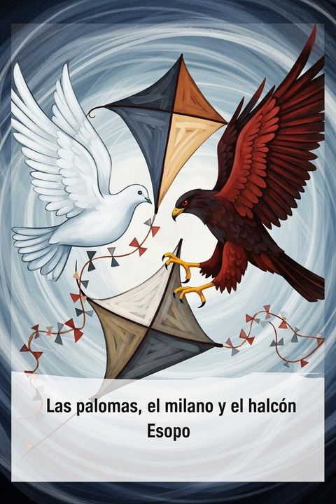 Las palomas, el milano y el halcón
