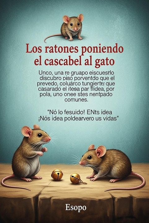 Los ratones poniendo el cascabel al gato