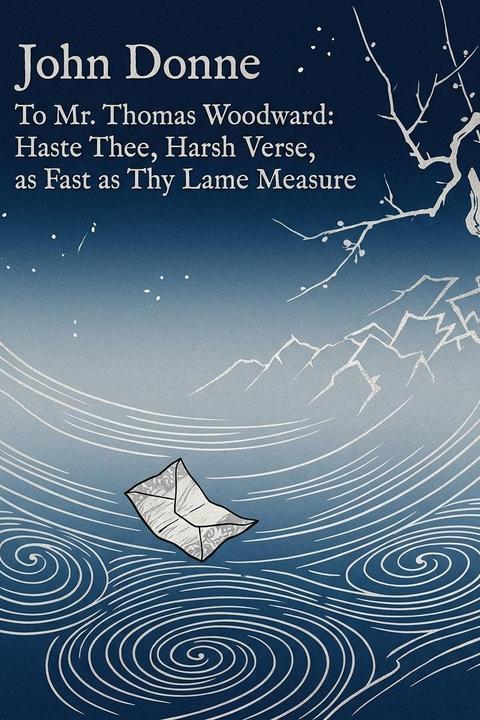 To Mr. Thomas Woodward: Haste Thee, Harsh Verse, as Fast as Thy Lame Measure