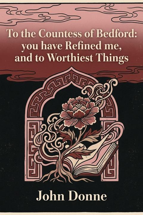 To the Countess of Bedford: you have Refined me, and to Worthiest Things