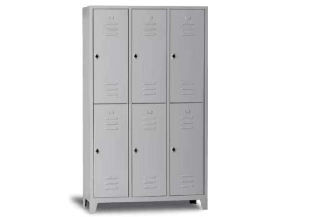 6lı Çelik Soyunma Dolabı ( Altılı ) çelik dolap,metal dolap,soyunma dolabı,askeriye dolabı,altılı soyunma dolabı