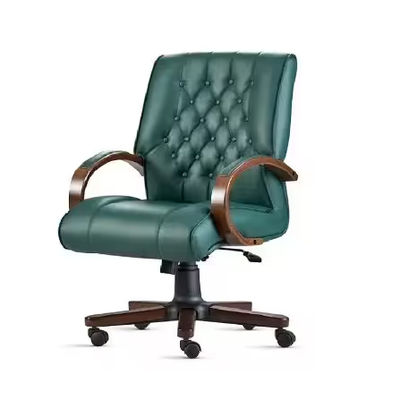 Halfe Kapitoneli Toplantı Koltuğu Halfe Kapitoneli Ahşap Toplantı Koltuğu