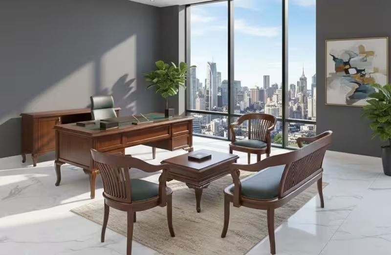 Enyo Lükens Ahşap Makam Takımı