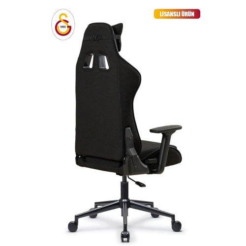 FanChair Galatasaray Goal Oyuncu Koltuğu - Siyah Arka FanChair Galatasaray Goal Oyuncu Koltuğu - Siyah çapraz