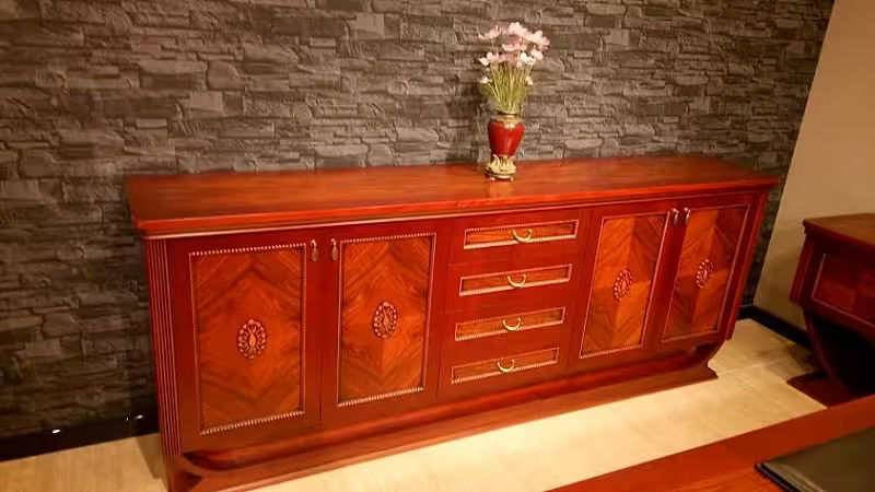 Venedik Ahşap Oymalı Konsol