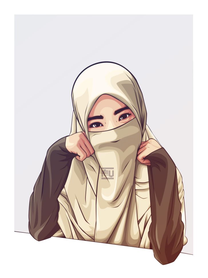 Gambar Anime Cewek2 Cantik Lucu Berhijab