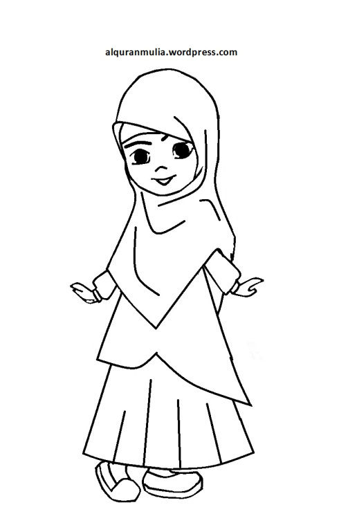 30 Gambar Kartun Lucu Anak Perempuan