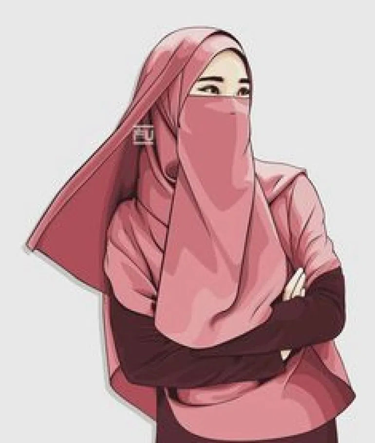 Featured image of post Gambar Kartun Muslimah Pake Masker Haloo saya post animasi kartun muslimah