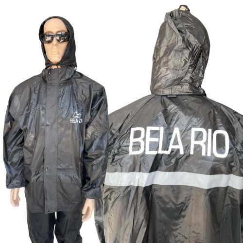 CAPA CHUVA NYLON GG C/CAPUZ FAIXA REFLETIVA BELA RIO