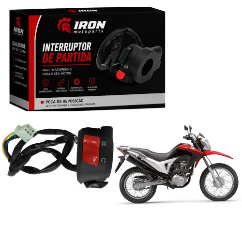INTERRUPTOR PARTIDA BROS160 ESD/ESDD 15 IRON