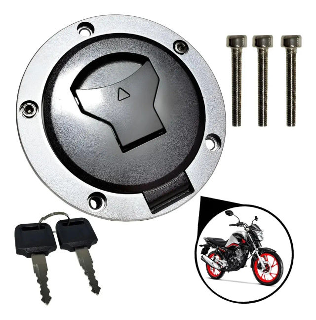 TAMPA TANQUE TITAN160/FAN160/BROS160/XRE190 R1 MOTOPARTS