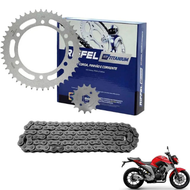 KIT RELACAO FZ25/FAZER250 18-20 RIFFEL