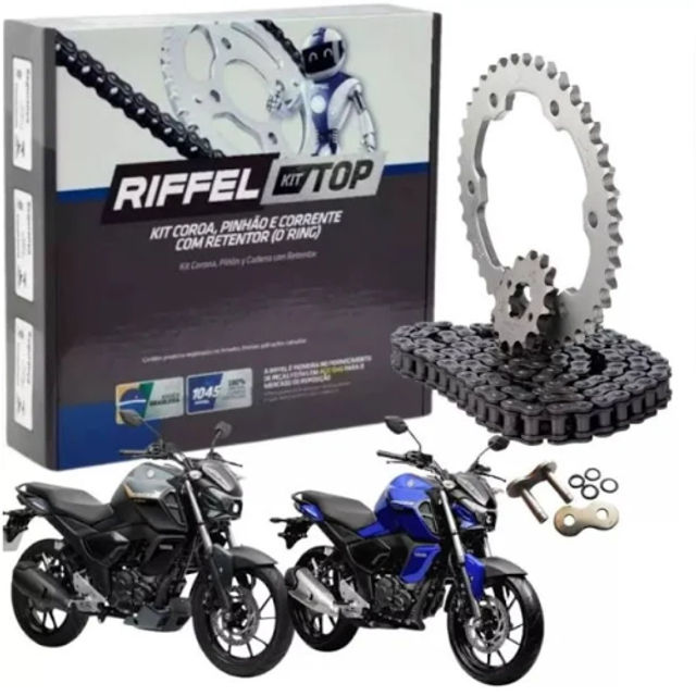 KIT RELACAO FAZER150/FACTOR150/FACTOR125I C/RETEN RIFFEL