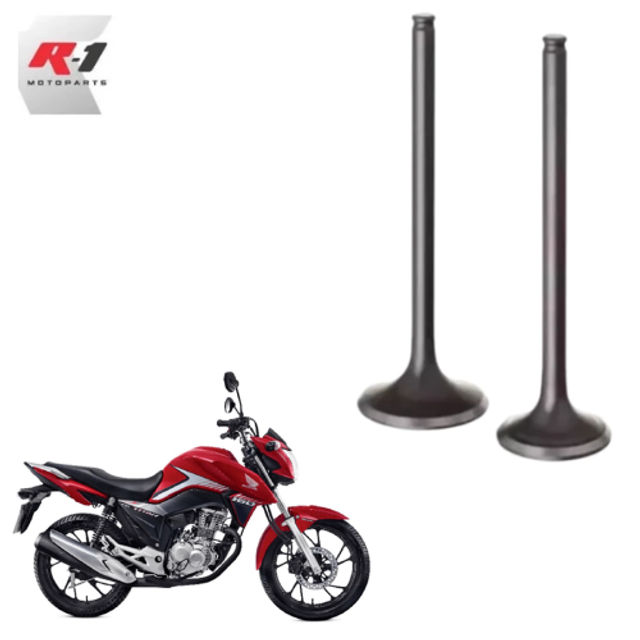 KIT VALVULA ADM/ESC TITAN160/FAN160/BROS160/XRE190 R1 MOTOPARTS