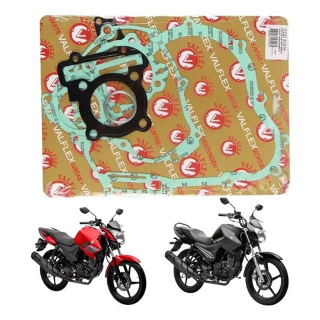 JOGO JUNTA FAZER150/FACTOR150/CROSSER150/FACTOR125I 14/15 VALFLEX