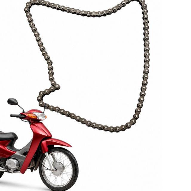 CORRENTE COM BIZ100/DREAM/POP/CRYPTON105 98/05 R1 MOTOPARTS