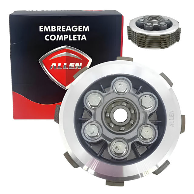 KIT EMBRAGEM FAZER150/FZ15/FACTOR125I/FACTOR150/CROSSER150 ALLEN