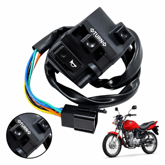 CHAVE LUZ FAN125 05/08 R1 MOTOPARTS