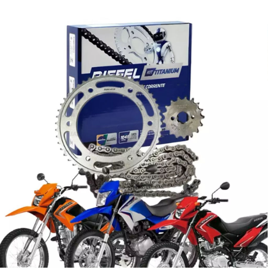 KIT RELACAO BROS150 09 RIFFEL 1045