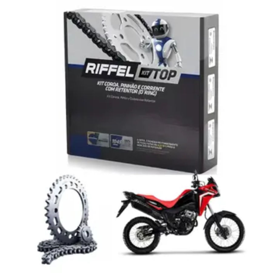 KIT RELACAO SAHARA300/XRE300 24 RIFFEL