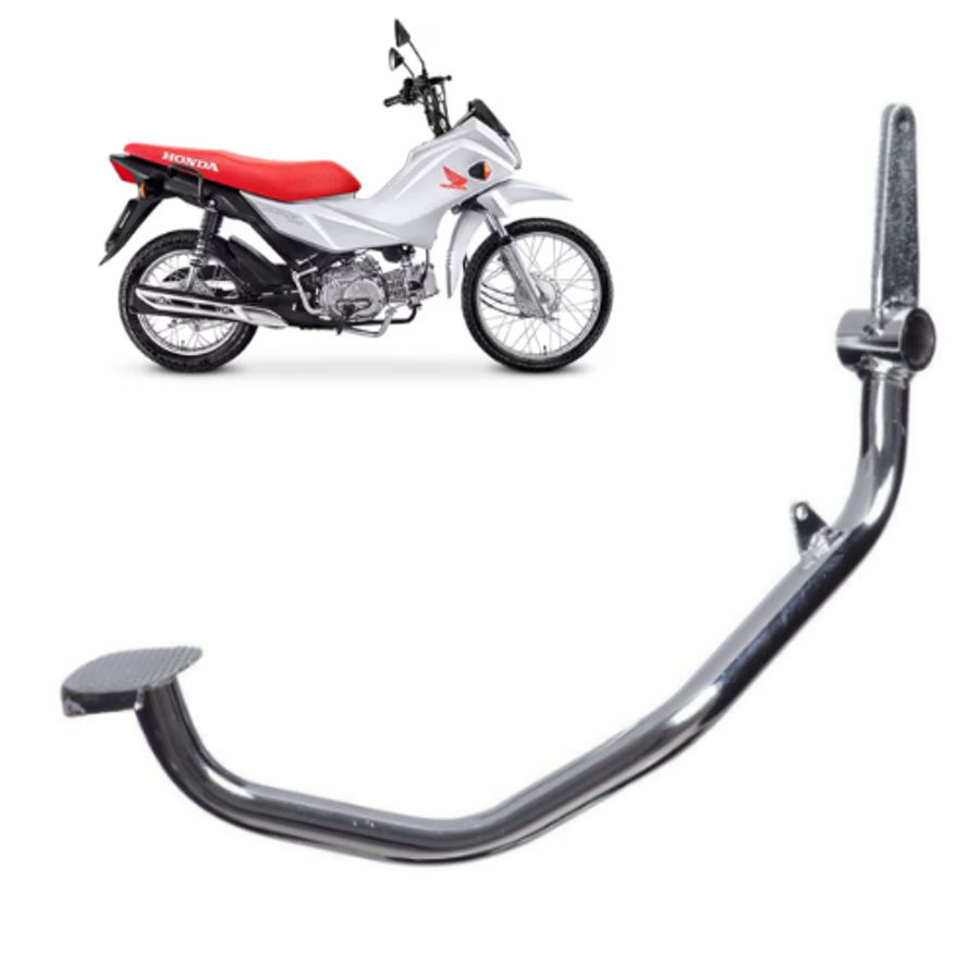PEDAL FREIO POP100 07/15 CROMADO AURORENSE