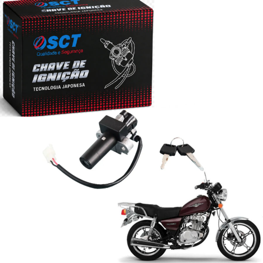 CHAVE IGN INTRUDER125 06-09 SCT