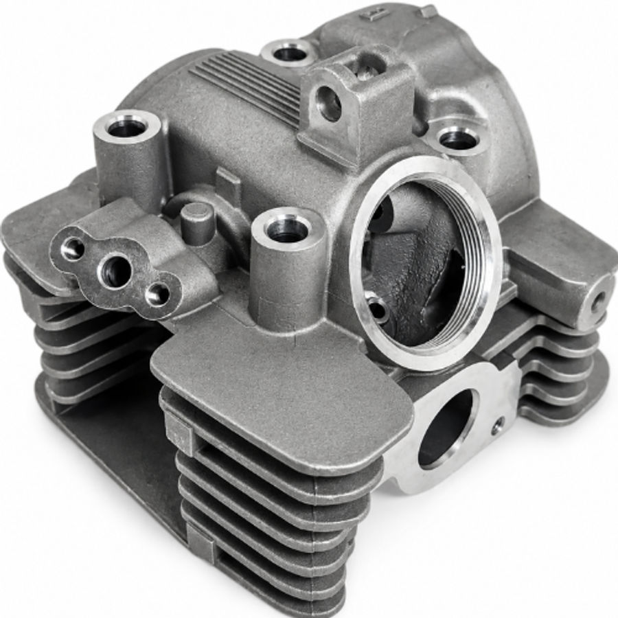CABECOTE YBR125 02-08/FACTOR 09-13 C/GUIA VLV R1