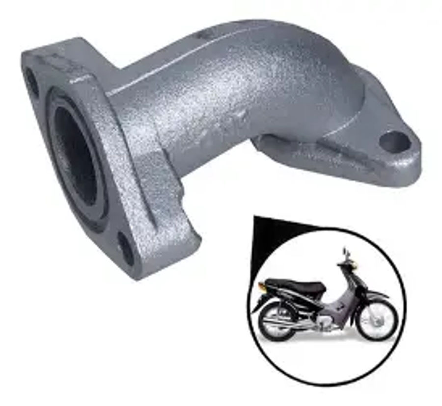 COLETOR ADM BIZ100/WEB100 TUBO ALUMINIO CATIMOTO