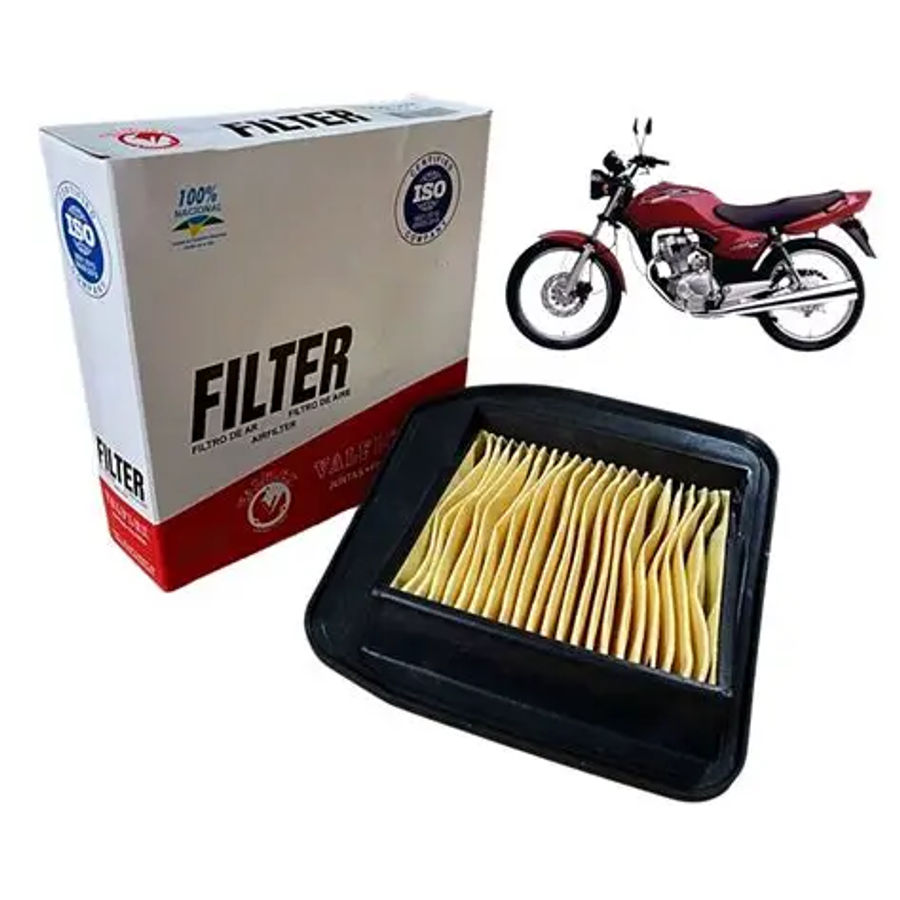 FILTRO AR TITAN125/FAN125 00-08 VALFLEX